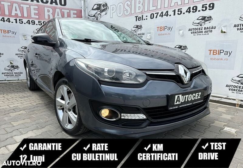 Gri Utilizat 2015 Renault Mégane III LIMITED Hatchback | 6.990 EUR (Preț OK) - Imagine 1/4
