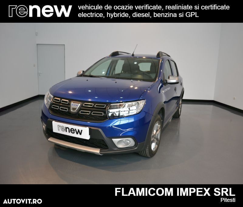 Albastru Utilizat 2020 Dacia Sandero Ambiance Hatchback | 8.190 EUR (Preț OK) - Imagine 1/4