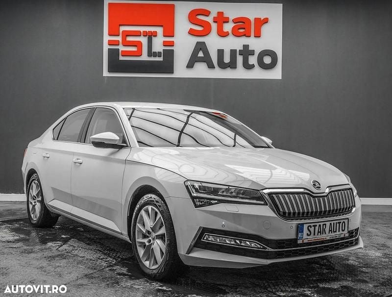 Second-hand Skoda Superb 218 CP (160 kW) 2021 Culoarealb Berlinǎ