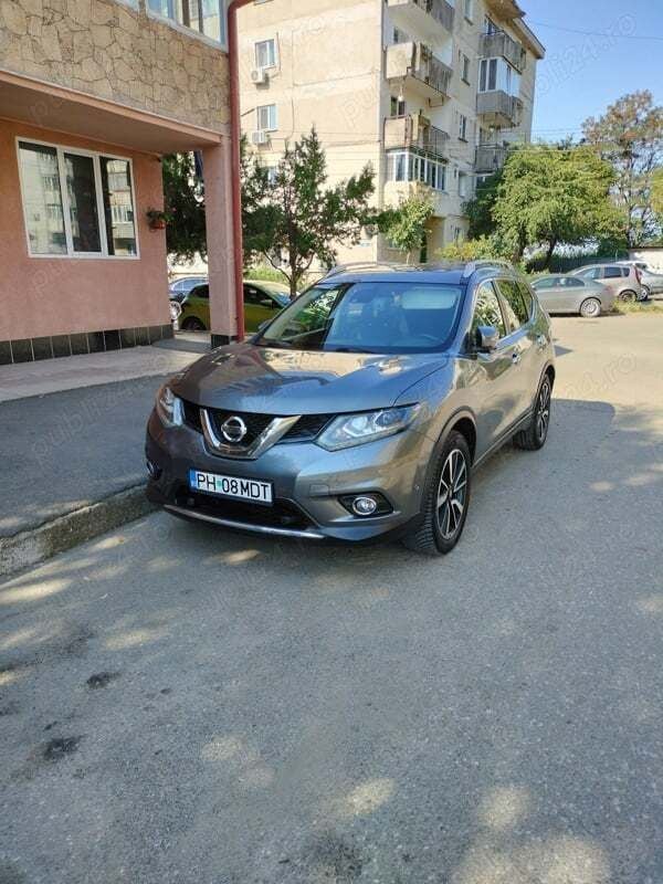 Gri Utilizat 2015 Nissan X-Trail Tekna SUV | 11.999 EUR (Preț OK) - Imagine 1/4