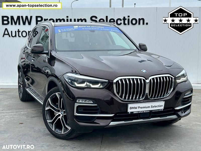 Second-hand BMW X5 Sport Line 265 CP (194 kW) 2019 Terra brown metallic metalizat SUV