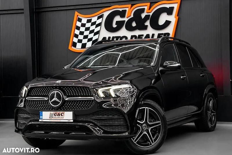 Culoarenegru Utilizat 2020 Mercedes GLE450 AMG AMG line SUV | 46.900 EUR (Preț bun) - Imagine 1/4