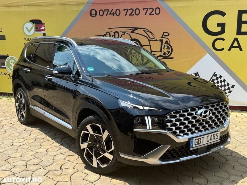 Negru Utilizat 2021 Hyundai Santa Fe SUV | 29.990 EUR (Preț bun) - Imagine 1/4