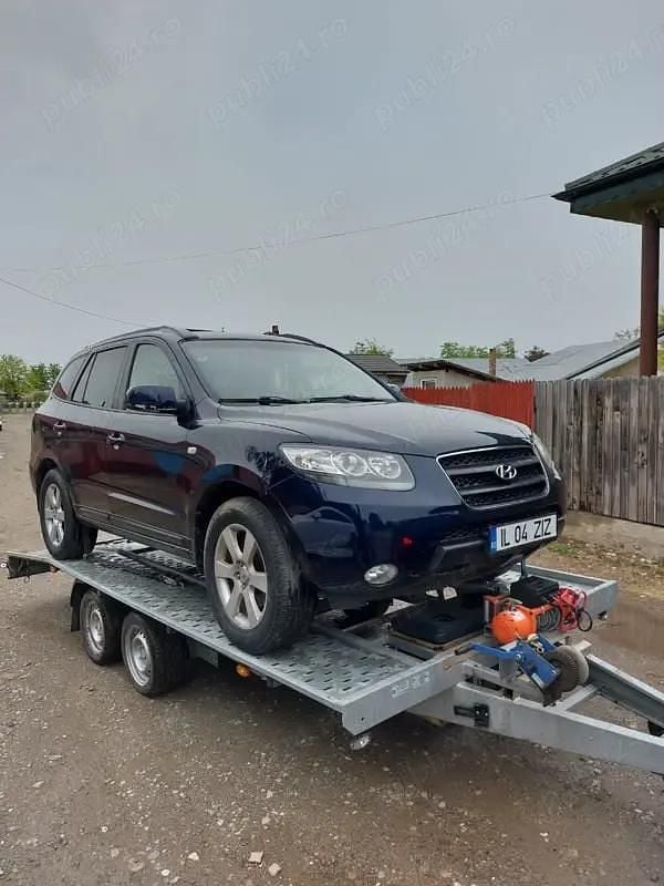 Gri Second-hand 2008 Hyundai Santa Fe SUV | 6.900 EUR (Puțin scump) - Imagine 1/4