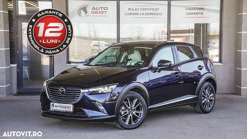 Culoarealbastru Utilizat 2016 Mazda CX-3 Exclusive-Line SUV | 14.990 EUR (Preț OK) - Imagine 1/4