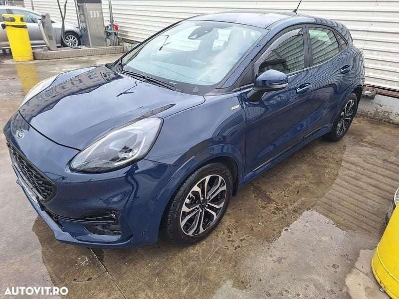 Culoarealbastru Utilizat 2024 Ford Puma ST-Line SUV | 20.000 EUR (Preț bun) - Imagine 1/4