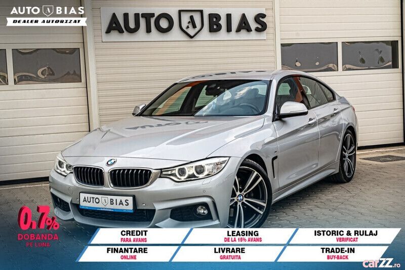 Gri Utilizat 2016 BMW 430 Gran Coupé M Sport Coupe | 19.989 EUR - Imagine 1/4