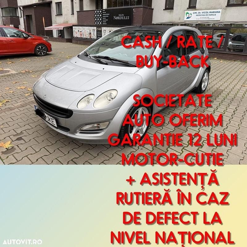 Second-hand Smart ForFour Premium 75 CP (55 kW) 2007 Culoareargint Hatchback