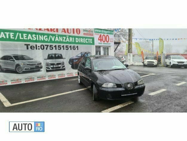 Second-hand Seat Ibiza 75 CP (55 kW) 2004 Negru Hatchback