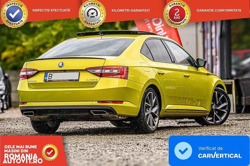 Second-hand Skoda Superb SportLine 272 CP (200 kW) 2019 Culoaregalbeuriu Berlinǎ