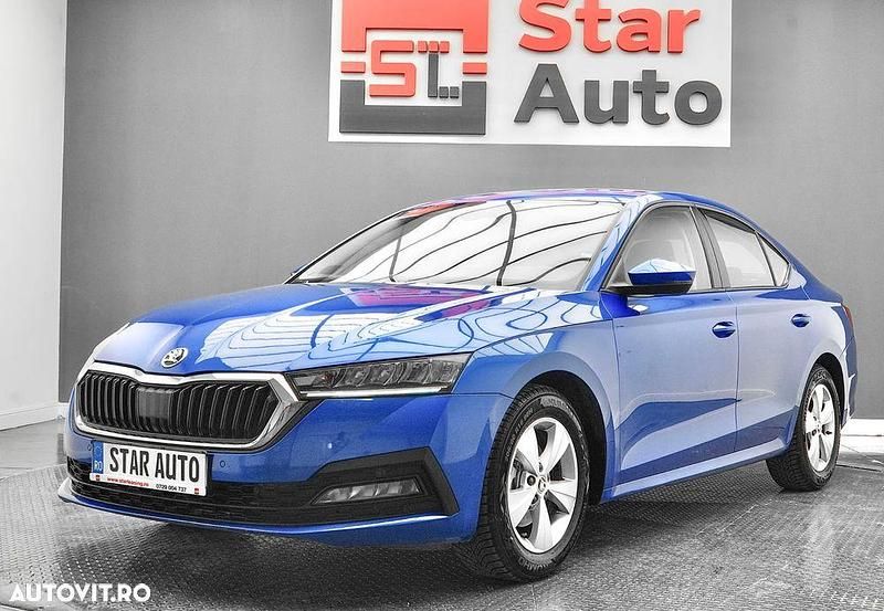 Albastru Utilizat 2021 Skoda Octavia Style Berlinǎ | 11.990 EUR (Puțin scump) - Imagine 1/4