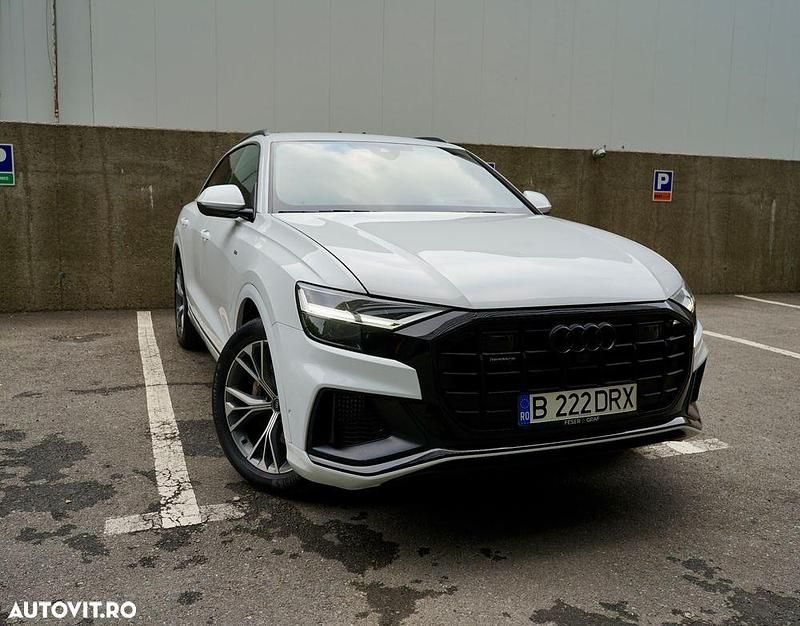 Culoarealb Utilizat 2021 Audi Q8 SUV | 52.999 EUR (Preț bun) - Imagine 1/4
