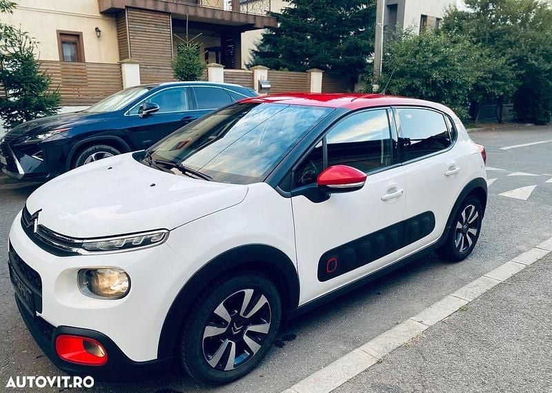 Culoarealb Utilizat 2018 Citroën C3 PureTech Hatchback | 10.999 EUR (Scump) - Imagine 1/4