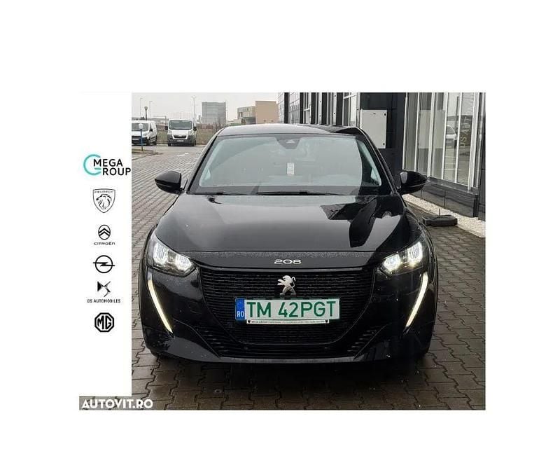 Negru Utilizat 2023 Peugeot e-208 Allure Hatchback | 21.048 EUR - Imagine 1/4