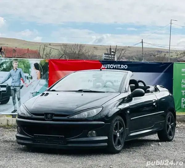 Second-hand Peugeot 206 109 CP (80 kW) 2006 Culoarenegru Cabrio