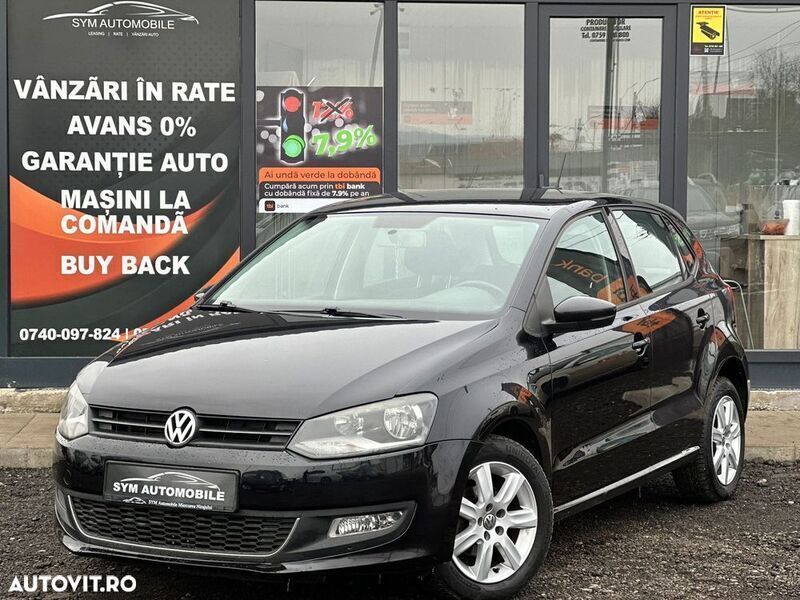 Negru Utilizat 2015 VW Polo Team | 5.650 EUR (Preț bun) - Imagine 1/4