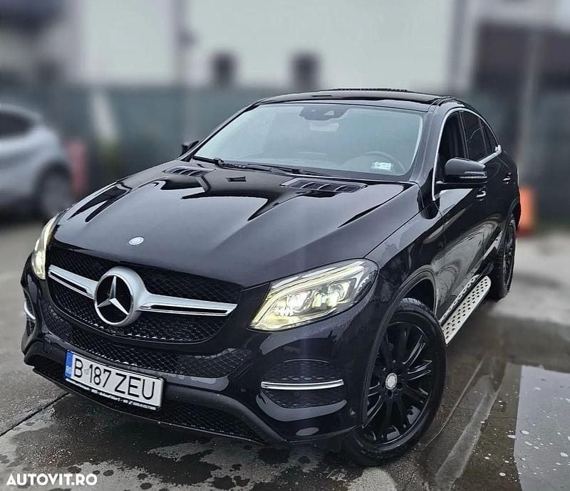 Culoarenegru Utilizat 2015 Mercedes GLE350 Coupe | 33.450 EUR (Super Preț) - Imagine 1/4