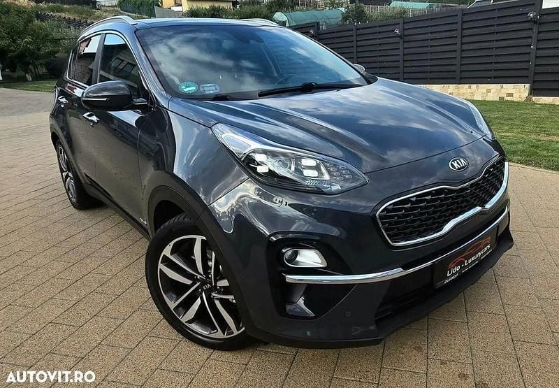 Gri Utilizat 2019 Kia Sportage 4 SUV | 17.699 EUR (Preț bun) - Imagine 1/4
