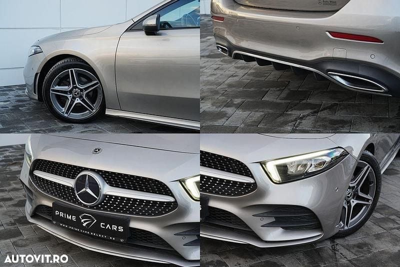 Second-hand Mercedes A180 AMG line 136 CP (100 kW) 2019 Culoarenegru Berlinǎ