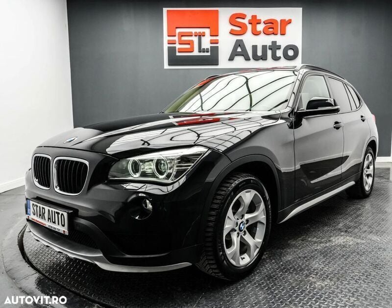 Negru Utilizat 2015 BMW X1 SUV | 13.490 EUR (Preț OK) - Imagine 1/4