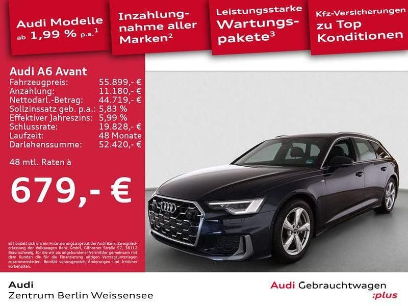 Utilizat 2024 Audi A6 S-Line Break | 59.891 EUR (Scump) - Imagine 1/1