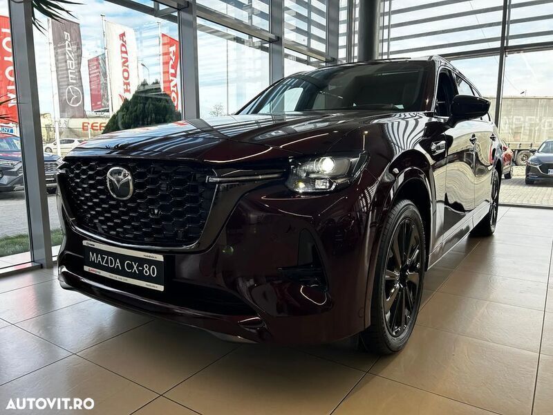 Rosu Nouă 2024 Mazda CX-80 Homura-Line SUV | 61.090 EUR - Imagine 1/4