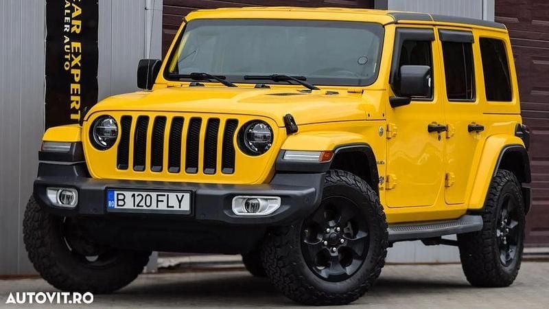 Galbeuriu Utilizat 2019 Jeep Wrangler Unlimited Sahara SUV | 35.500 EUR - Imagine 1/4