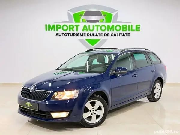 Culoarealbastru Utilizat 2016 Skoda Octavia Style Break | 7.499 EUR (Preț bun) - Imagine 1/4