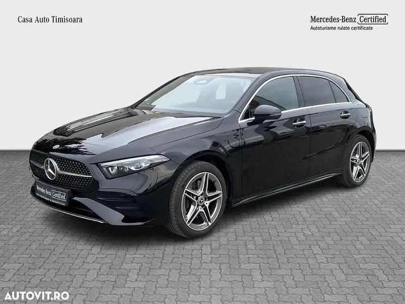 Culoarenegru Utilizat 2024 Mercedes A250 Hatchback | 40.535 EUR (Scump) - Imagine 1/3