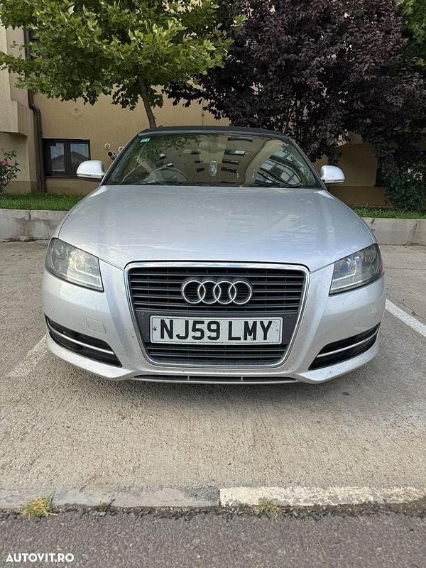 Argint Utilizat 2009 Audi A3 Cabriolet Ambition Cabrio | 2.750 EUR - Imagine 1/4