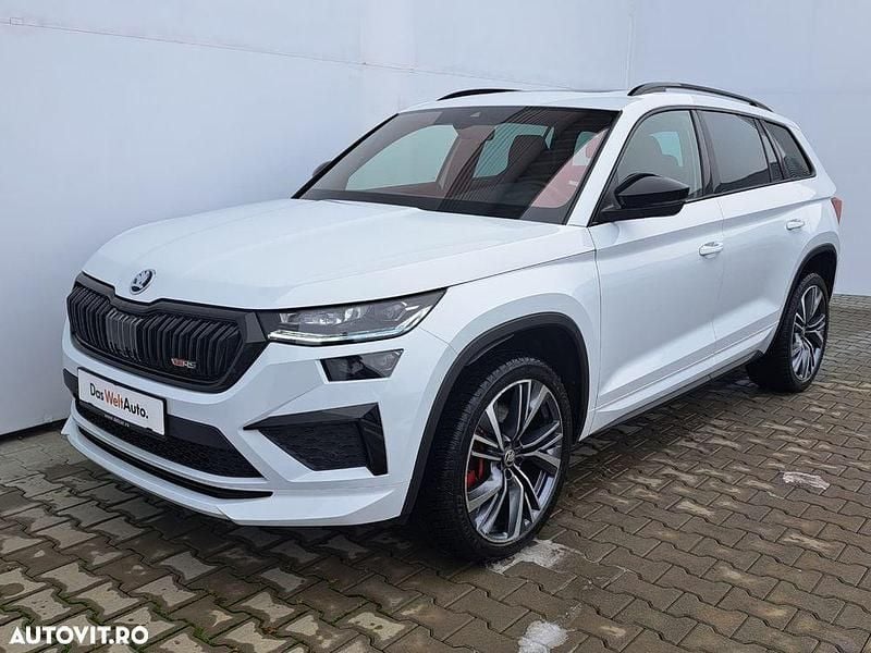 Culoarealb Second-hand 2021 Skoda Kodiaq RS SUV | 36.260 EUR (Preț OK) - Imagine 1/4