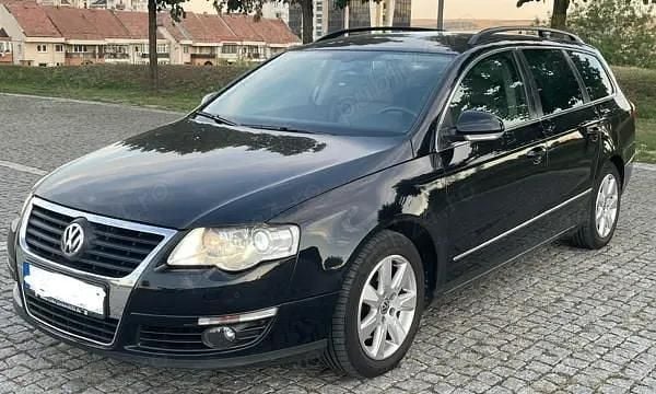 Negru Utilizat 2008 VW Passat Break | 3.900 EUR (Preț OK) - Imagine 1/4