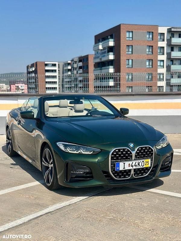 Culoareverde Utilizat 2022 BMW 420 M Sport Cabrio | 34.700 EUR (Super Preț) - Imagine 1/4