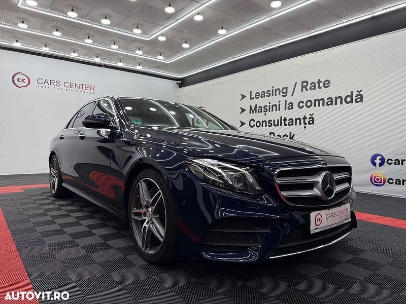 Albastru Utilizat 2016 Mercedes E220 AMG line Berlinǎ | 24.799 EUR (Puțin scump) - Imagine 1/4