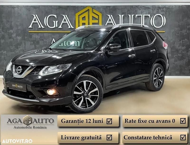 Negru Utilizat 2015 Nissan X-Trail SUV | 11.999 EUR (Preț OK) - Imagine 1/4