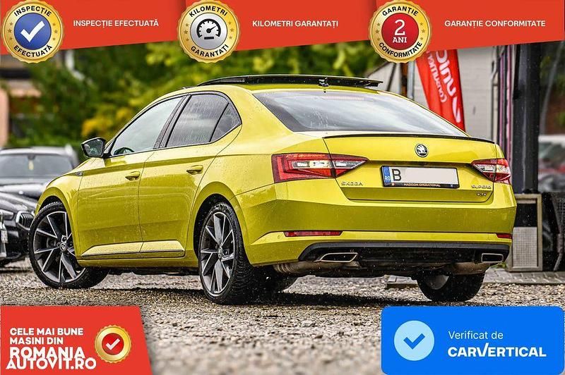 Second-hand Skoda Superb SportLine 272 CP (200 kW) 2019 Culoaregalbeuriu Berlinǎ