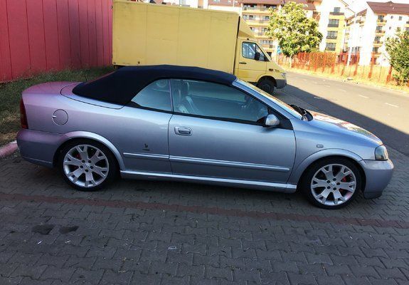 Albastru Utilizat 2002 Opel Astra Cabriolet Cabrio | 2.250 EUR - Imagine 1/4
