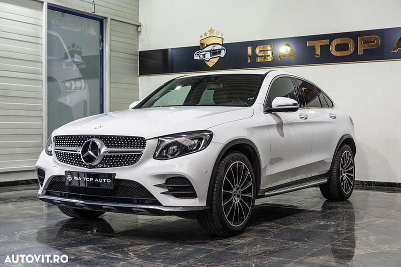 Alb Utilizat 2017 Mercedes GLC220 AMG line Coupe | 29.499 EUR (Preț OK) - Imagine 1/4