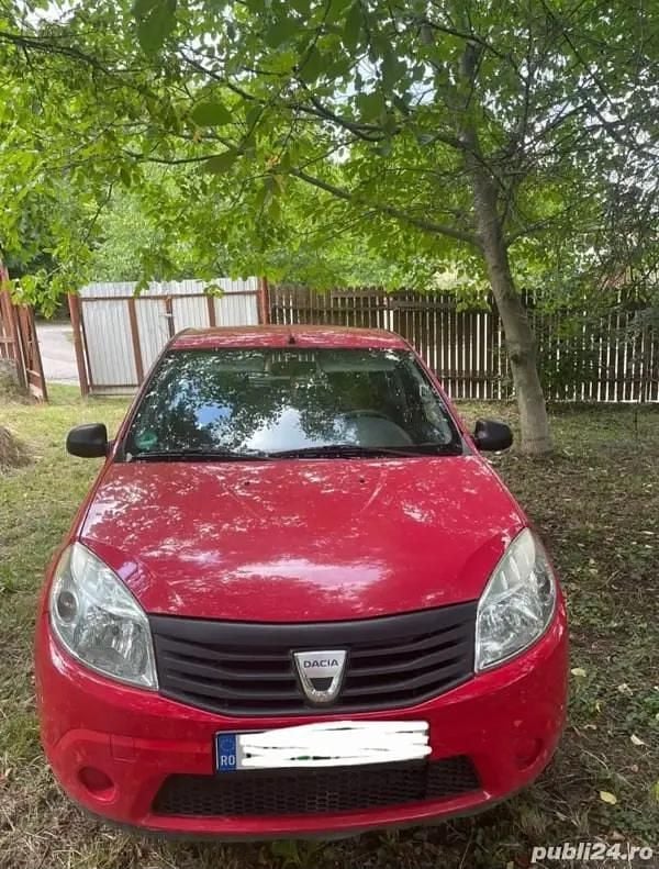 Rosu Utilizat 2009 Dacia Sandero Hatchback | 2.000 EUR (Preț OK) - Imagine 1/4