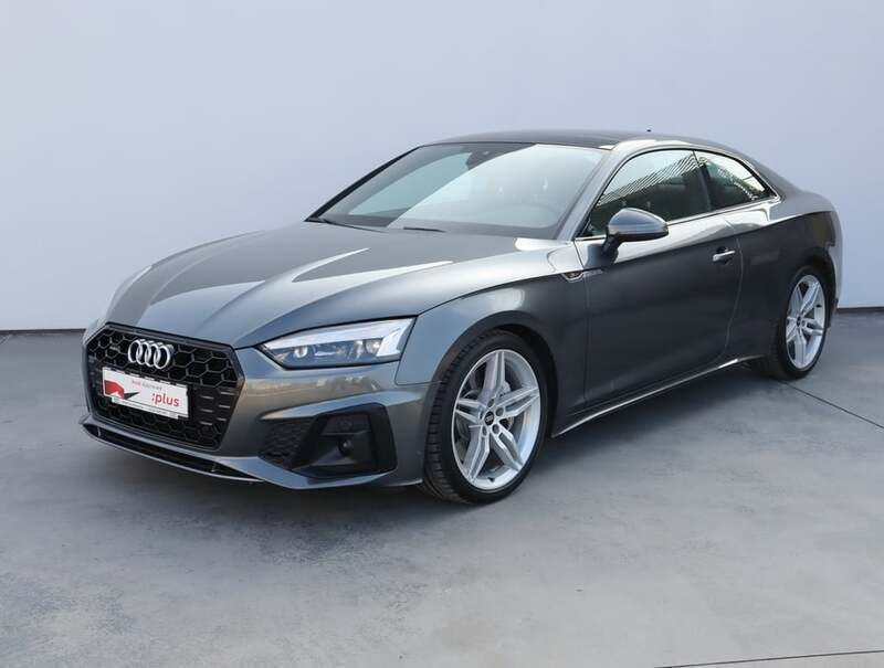 Gri deschis metalic perleffect Utilizat 2021 Audi A5 S-Line Coupe | 39.900 EUR - Imagine 1/4