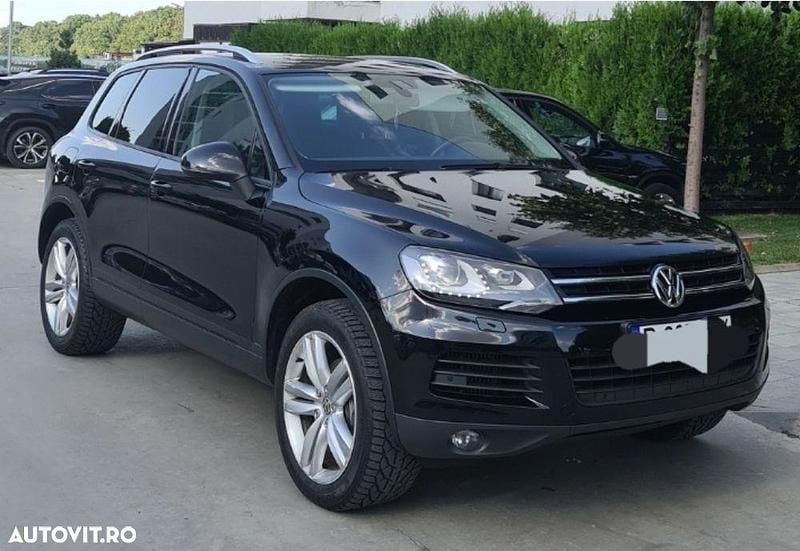 Negru Utilizat 2011 VW Touareg SUV | 9.900 EUR (Scump) - Imagine 1/4