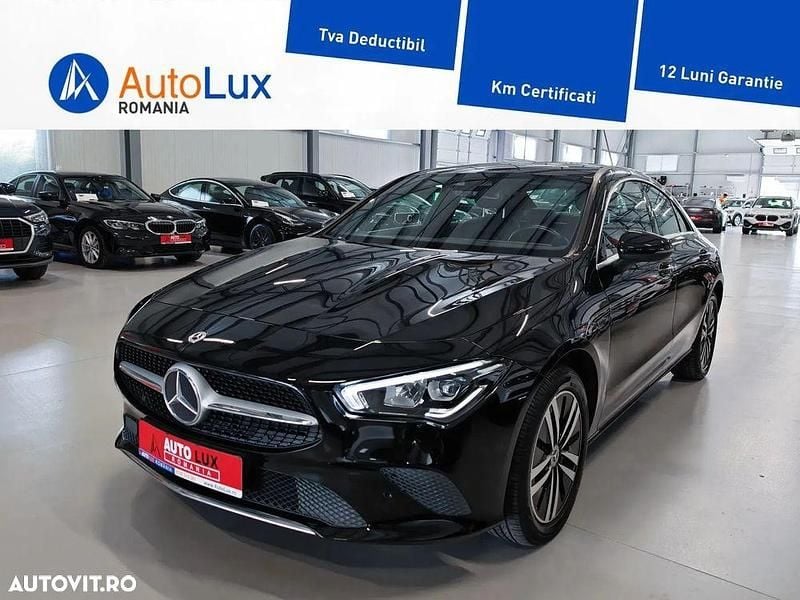 Culoarenegru Utilizat 2021 Mercedes CLA250e Berlinǎ | 27.800 EUR (Preț bun) - Imagine 1/4