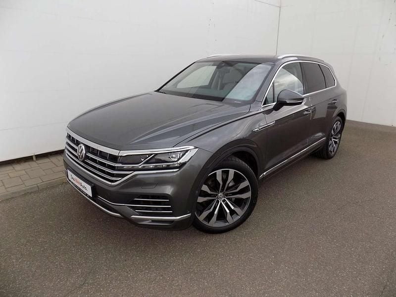Gri mediumetalicperleffect Utilizat 2019 VW Touareg Atmosphere SUV | 37.890 EUR (Preț OK) - Imagine 1/4