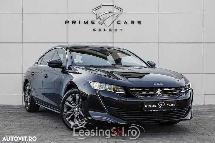 Negru Utilizat 2020 Peugeot 508 Allure Berlinǎ | 15.996 EUR (Preț OK) - Imagine 1/4