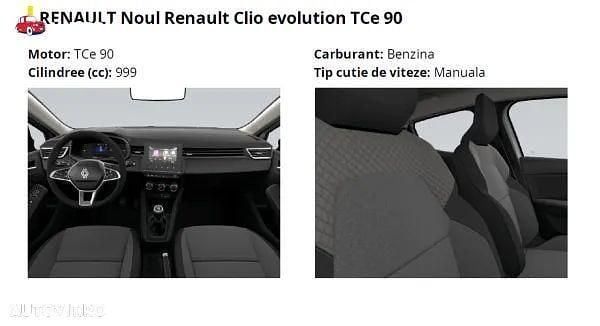 Second-hand Renault Clio 90 CP (66 kW) 2024 Culoarealb Coupe