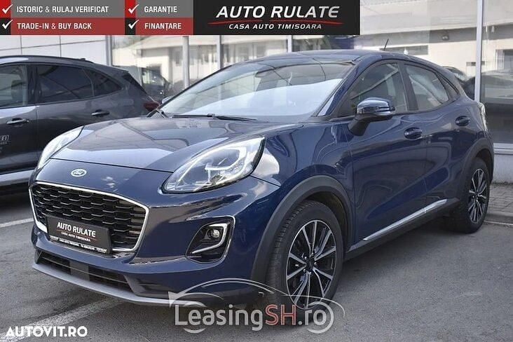 Albastru Utilizat 2021 Ford Puma Titanium SUV | 16.898 EUR (Preț OK) - Imagine 1/4