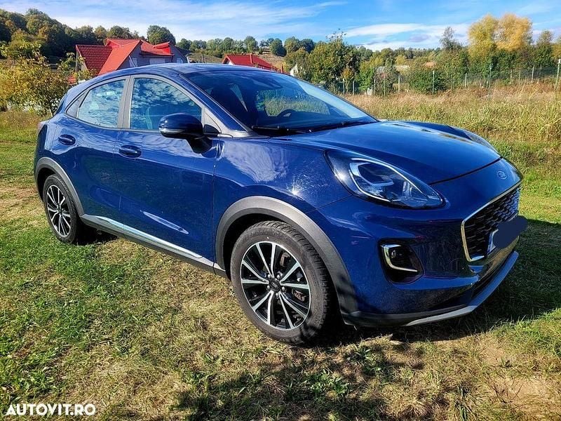 Culoarealbastru Utilizat 2021 Ford Puma Titanium SUV | 10.500 EUR (Preț OK) - Imagine 1/4