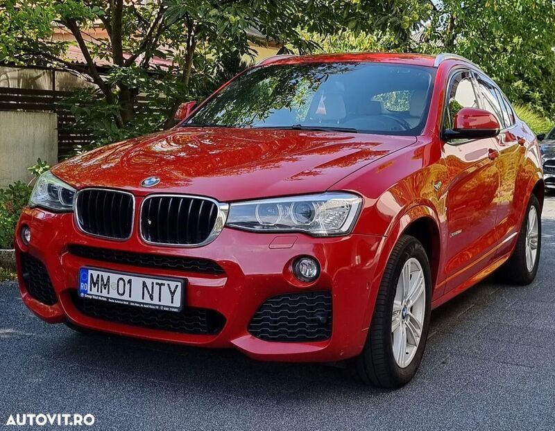 Rosu Utilizat 2016 BMW X4 SUV | 19.200 EUR (Super Preț) - Imagine 1/4