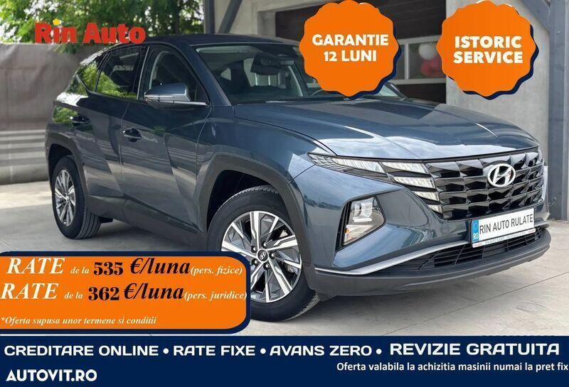 Gri Utilizat 2021 Hyundai Tucson SUV | 23.990 EUR (Preț bun) - Imagine 1/4