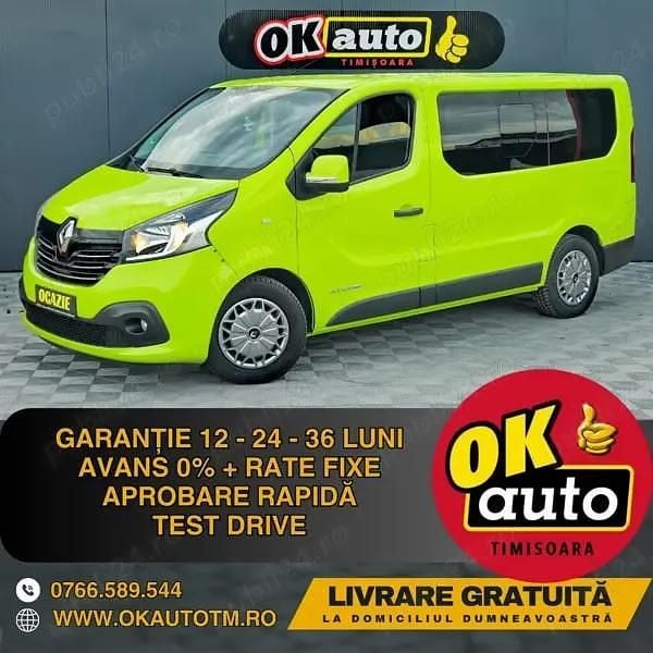 Culoareverde Utilizat 2015 Renault Trafic Van | 12.000 EUR (Preț bun) - Imagine 1/4
